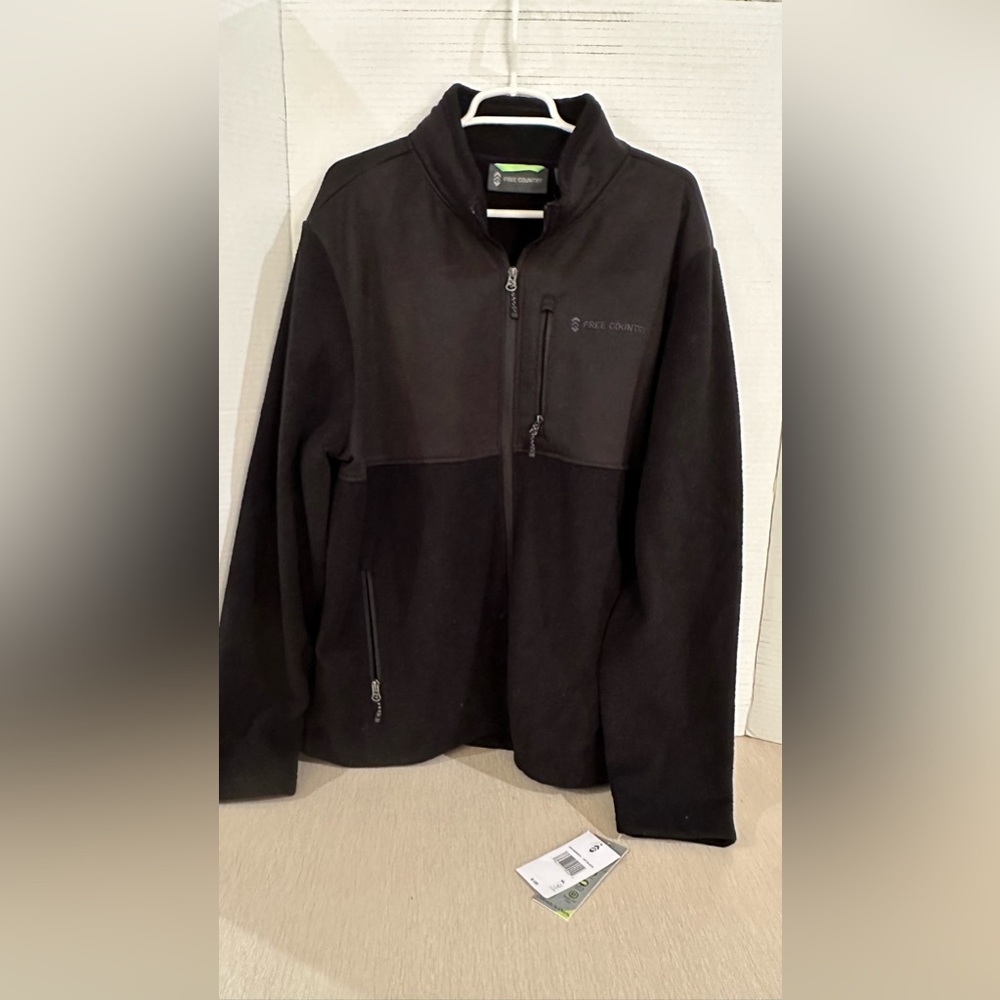 Free Country Men's Curly Fleece Jacket XL